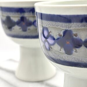 Royal‎ Doulton Lambeth "Tangier" LS1005 Stoneware Sherbet Cups (Pair), England